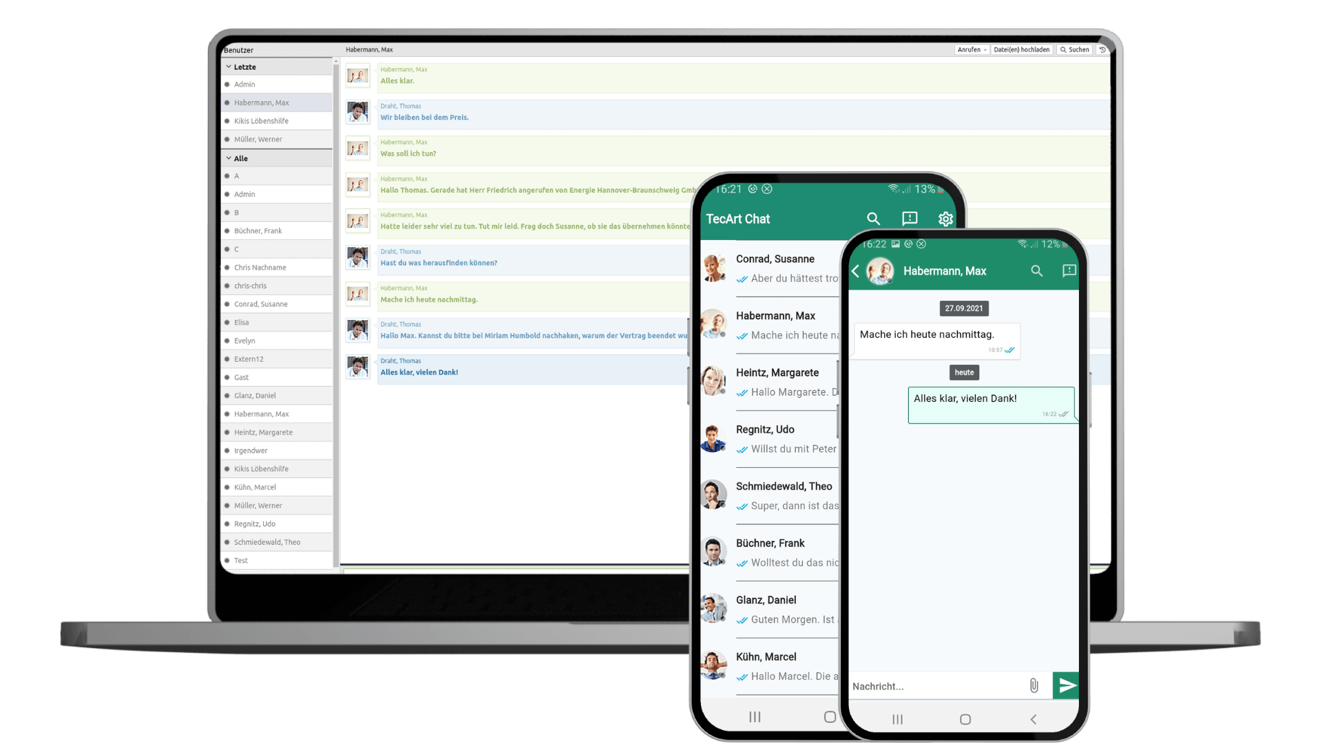 Mobiler TecArt-Chat